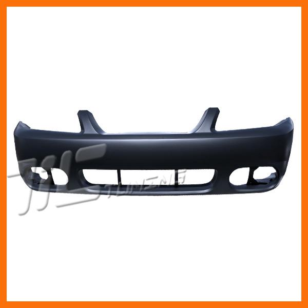 03 04 ford mustang cobra front bumper cover black raw replacement