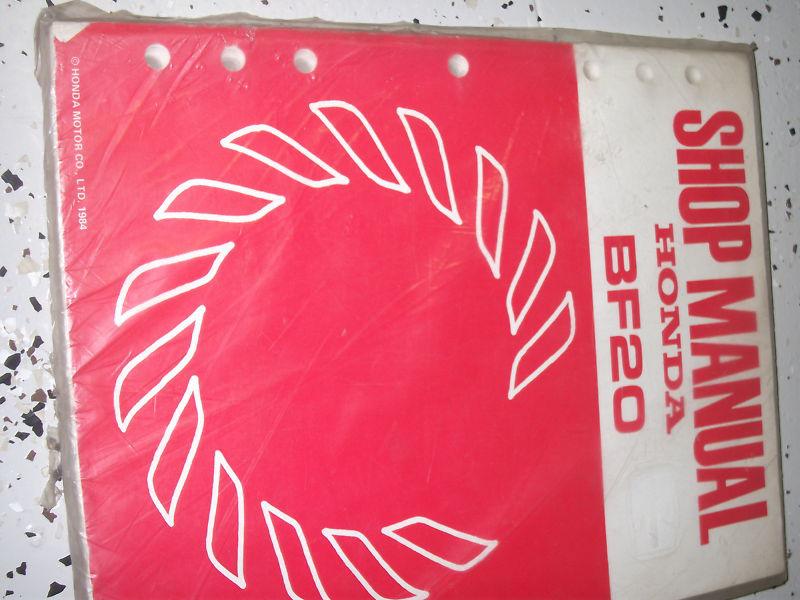 1984 1985 honda bf20 bf 20 service shop repair manual factory oem