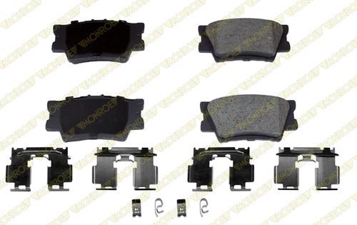 Monroe gx1212 brake pad or shoe, rear-monroe prosolution ceramic brake pad