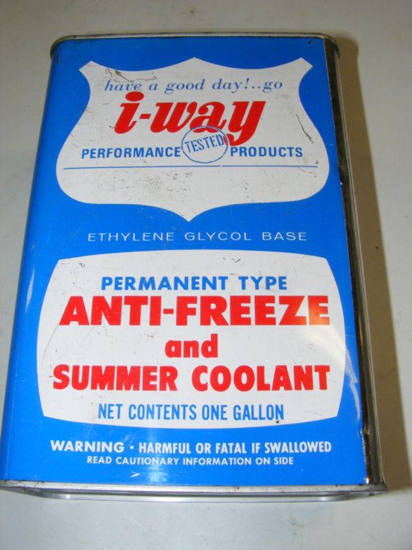 I-way iway antifreeze coolant can display garage shop service station man cave