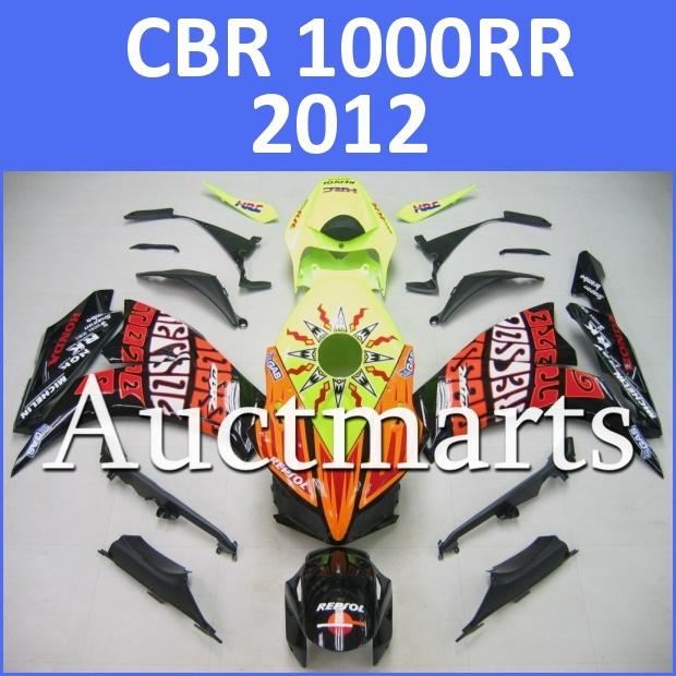 Fit honda 2012 cbr1000rr cbr 1000 rr 12 fireblade bodywork fairing v17 d10