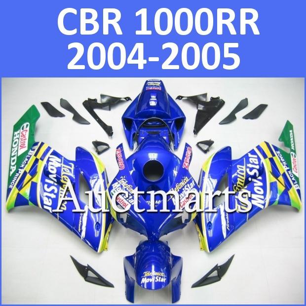 Fit honda 04 05 cbr1000rr cbr 1000 rr 2004 2005 fairing kit abs plastics d8 d00