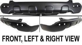 Raw new bumper cover rear honda cr-v 2008 2007 ho1100241c 04715swaa90