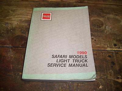 1990 gmc safari factory issue repair manual