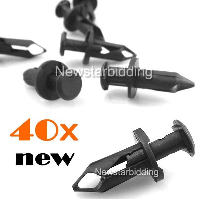 40x 8mm atv fender clips fit suzuki eiger ozark kingquad vinson z400 z250 ltr450