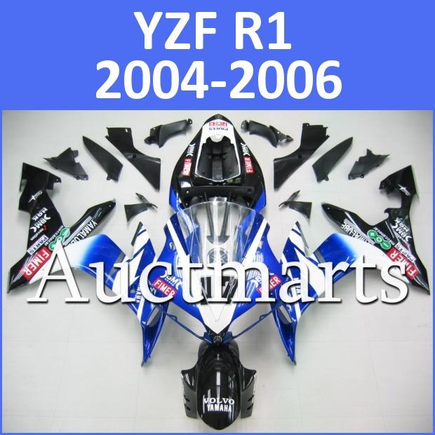 Fit yamaha yzf r1 04 05 06 yzfr1 2004 2005 2006 fairing kit bodywork e22 d03