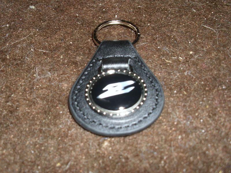 Nos vintage datsun z 240x 260x 280z 280zx 350z leather keychain keyring obsolete