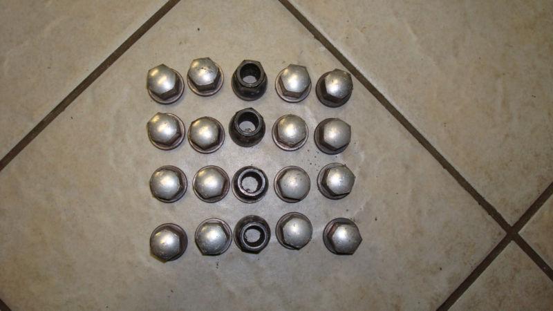 1983 porsche 944 aluminum lug nuts full set oem