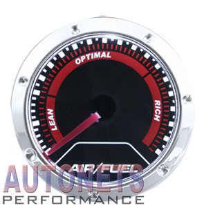 Chrome 2" air fuel ratio gauge hot street rod universal fit