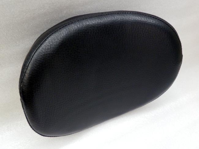 Contour backrest black cushion pad for harley honda kawasaki suzuki yamaha