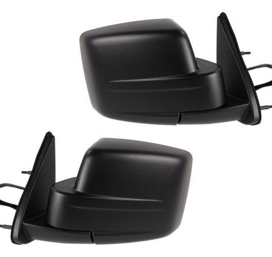 New pair set power side view mirror glass housing heat heated 07-11 dodge nitro