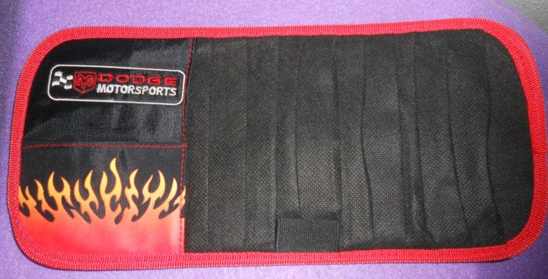 Embroidered dodge ram motorsports 10 cd dvd truck sun visor organizer pen holder