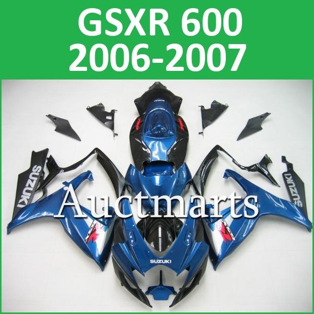 Fit suzuki gsxr 750 gsxr 600 06 07 gsx-r 2006 2007 fairing bodywork k6 g23_750 c