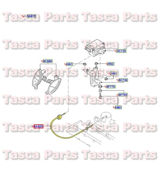 New oem speed control servo actuator cable 2001-2004 2.0l escape #yl8z-9a825-ba