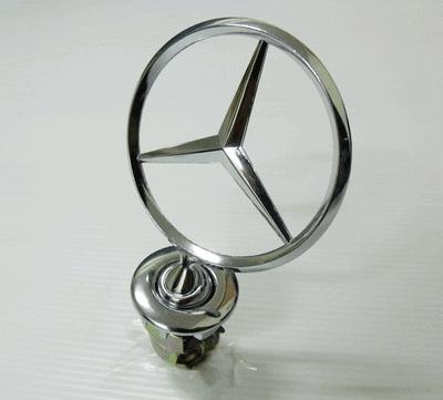 Mercedes benz c s e class hood bonnet emblem logo badge old version