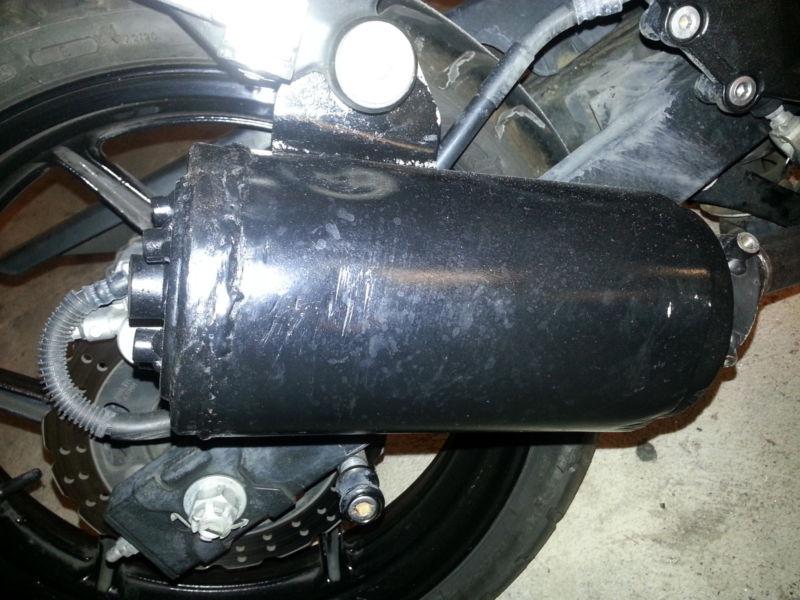 08-12 ninja 250r modified stock muffler