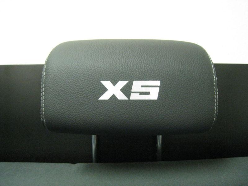 Headrest badge decal sticker bmw *x5* 4-pcs