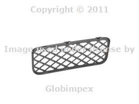 Vw touareg spoiler grille right  front inner genuine new + 1 year warranty