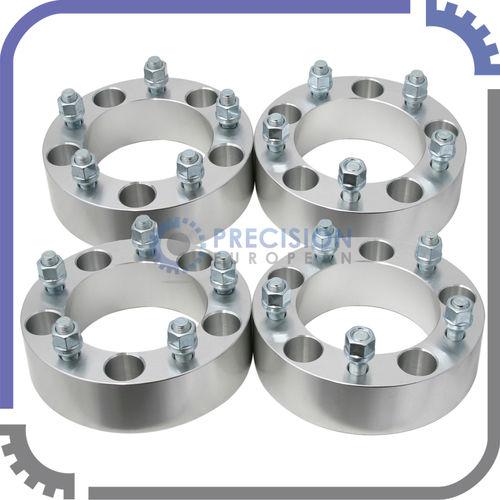 4pc 2.0" wheel spacers 5lug - jeep cj renegade, ford bronco, dodge ram 1500 (2")