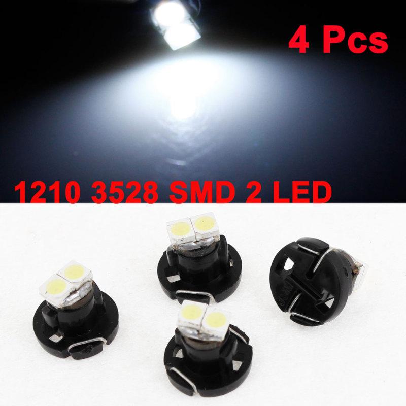 T4.2 white 1210 3528 smd 2 led dashboard meter panle light bulb 4pcs for car