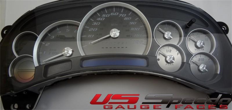 Us speedo segm995 us speedo stealth edition stainless steel gauge face kit