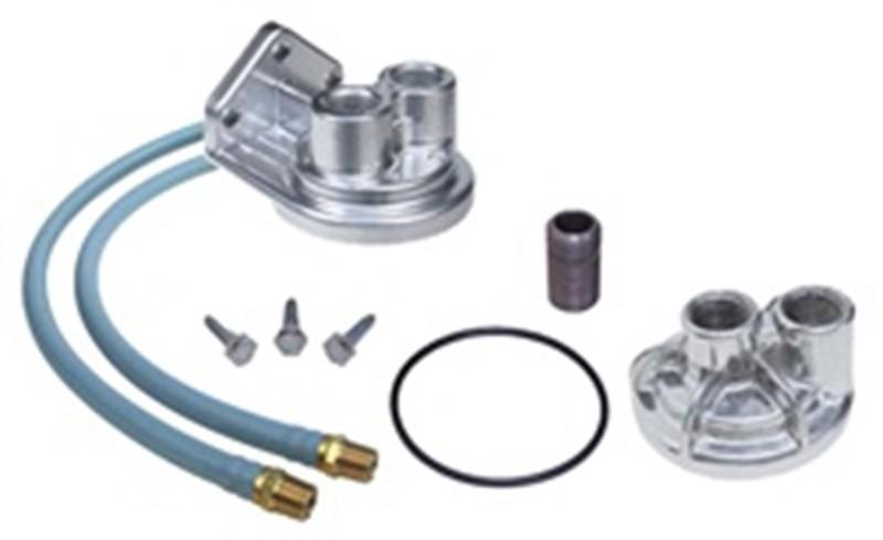 Trans-dapt performance products 1113 single oil filter relocation kit