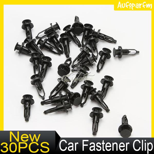 30 toyota lexus 52161-20010 bumper cover push type clip nylon retainer fastener 