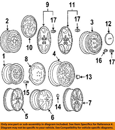 Gm oem 9594437 wheels-wheel nut cap