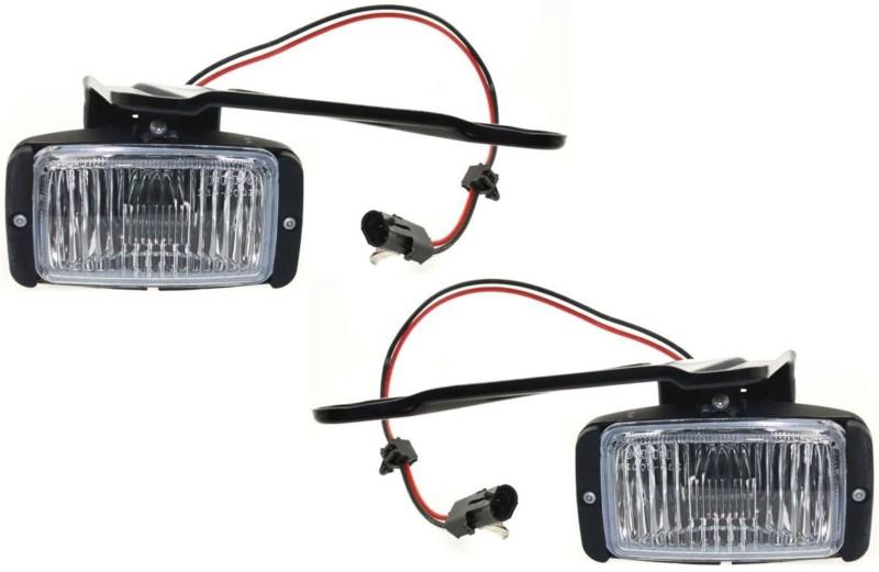 Driving fog light lamp assembly pair set (driver & passenger side, qty 2)