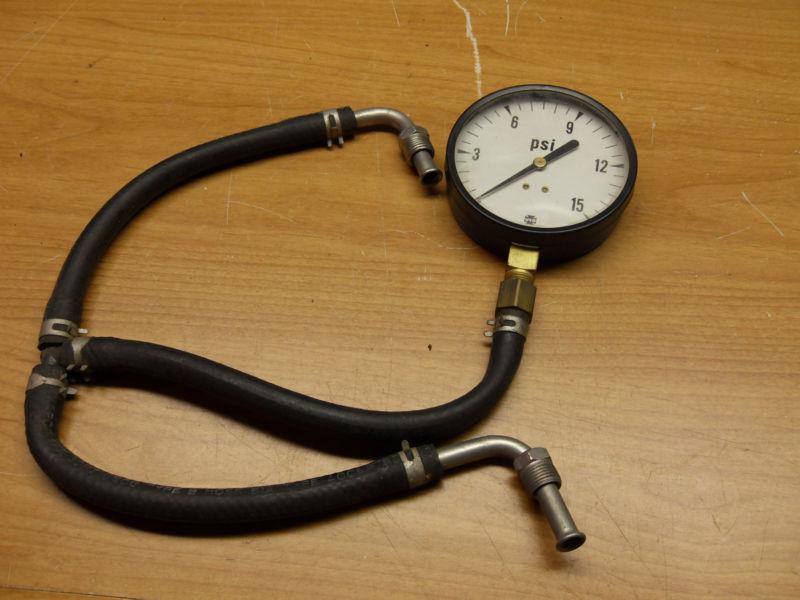 Otc 7219 fuel injeciton pressure gauge 0-15 psi