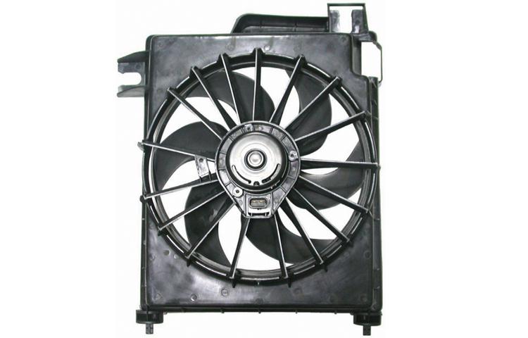 Depo ac condenser cooling fan 02-08 dodge ram 3.7l 4.7l 5.7l 5.9l 5093760aa