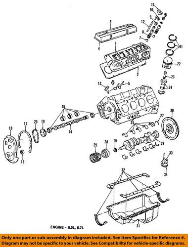 Gm oem 17120735 cam follower/engine camshaft follower