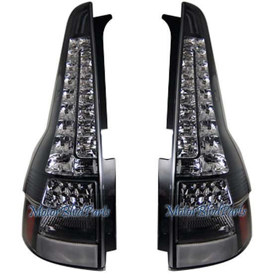 07-11 honda cr-v crv led tail lamps lights black