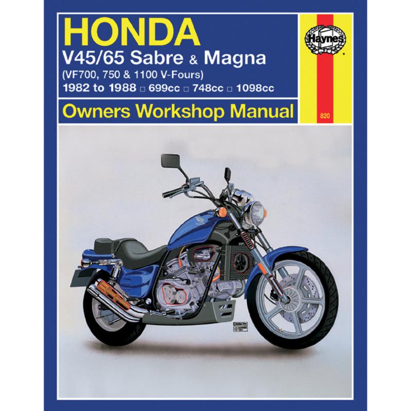 Haynes 820 repair service manual honda vf750 sabre/magna v-four 1979-1983