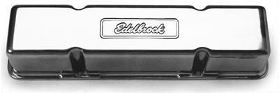 Edelbrock racing die-cast aluminum valve covers 4153 chevy sbc 283 305 350 400