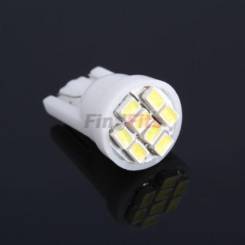 New 8 led smd t10 w5w 194 168 501 car 3020 wedge side light bulbs lamp 12v white