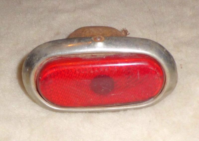 Duolamp - 21a, ford 1942 - 1948 tail light lens assembly -w- trim, rat rod, nr