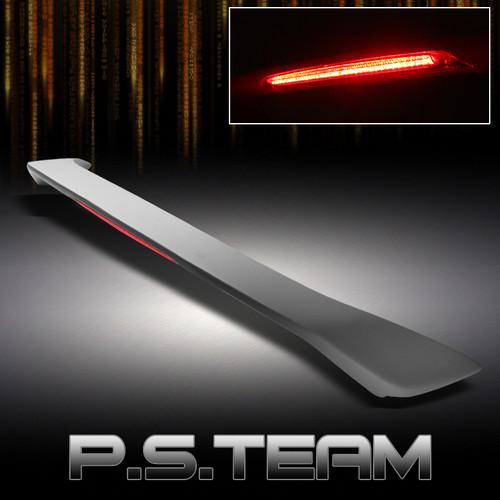 01-05 honda civic 2dr coupe rear trunk spoiler wing w/led brake light(paintable)