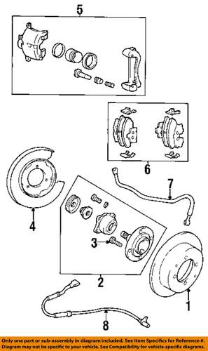 Kia oem 583023ca20 brake-brake pads