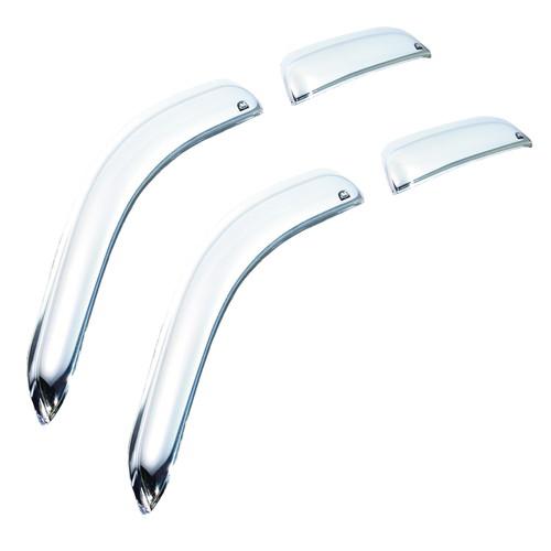 Auto ventshade 684623 chrome ventvisor; deflector 4 pc.