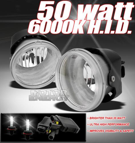 2005-2010 300c/2006 charger srt8/2008-2009 caliber chrome fog light lamp+50w hid