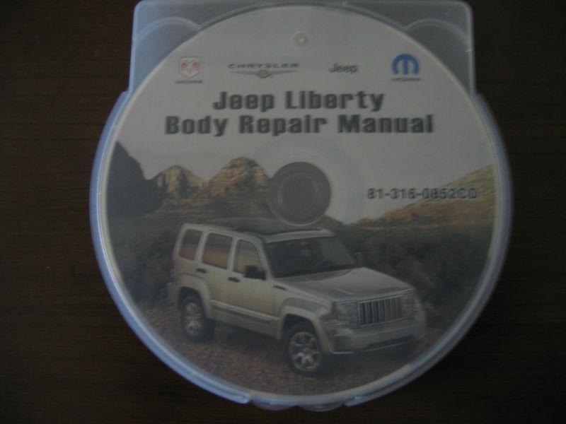 Jeep liberty body repair manual on cd