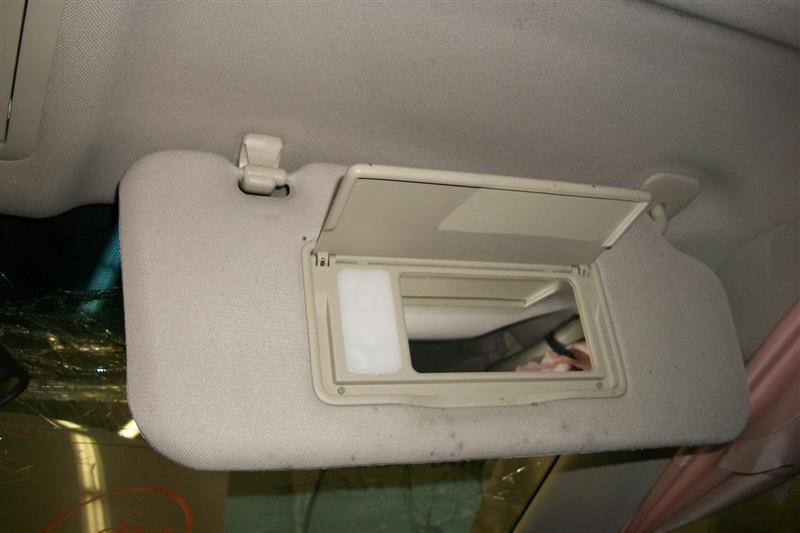 09 murano passenger sun visor/shade 1042203