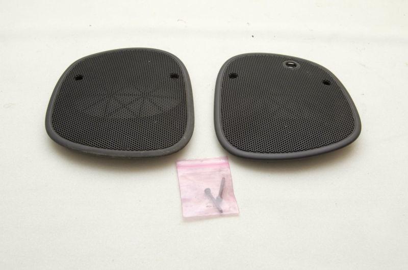 Dark gray speaker grill pair for 98-04 s10 blazer jimmy sonoma bravada w/ screws