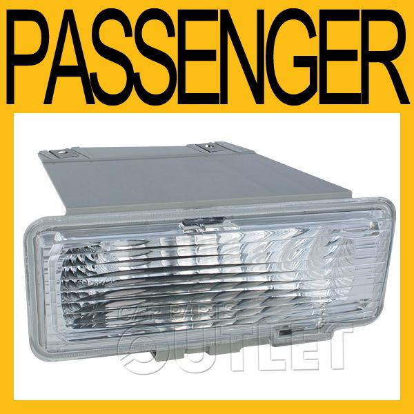 95 96 97 blazer pickup jimmy bumper signal lamp parking light lens housing right