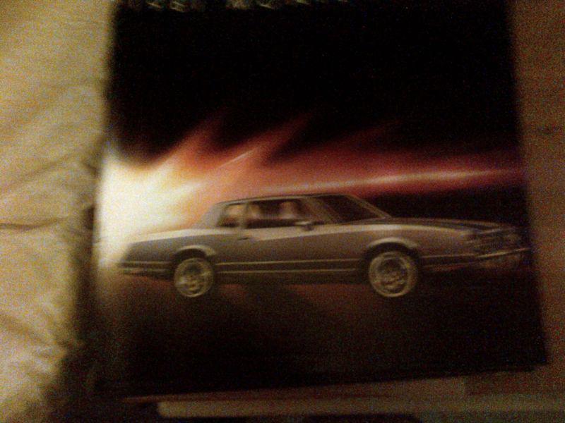 Lot of 11 1981  chevy monte carlo     brochures        -