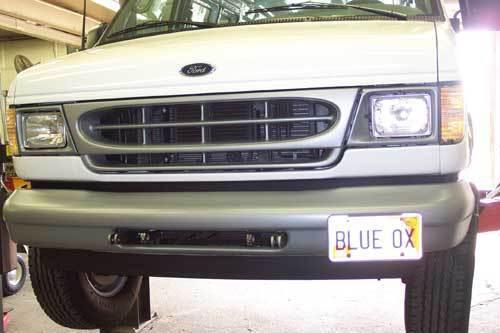 Blue ox bx2168 base plate for ford e250 v8 02-03