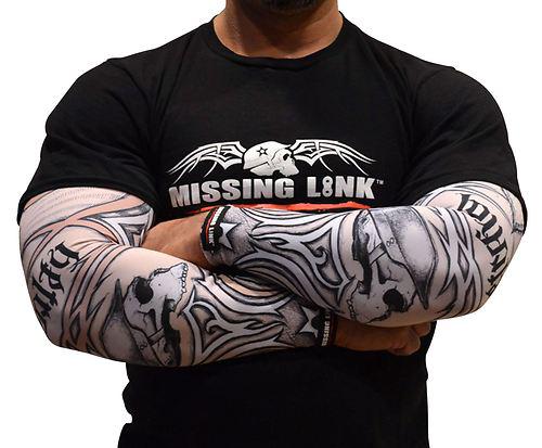 Missing link armpro cherokee wisdom wicking compression sleeve - protect tattoo