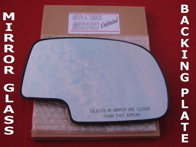 New mirror glass silverado sierra yukon tahoe passenger right power w/backing