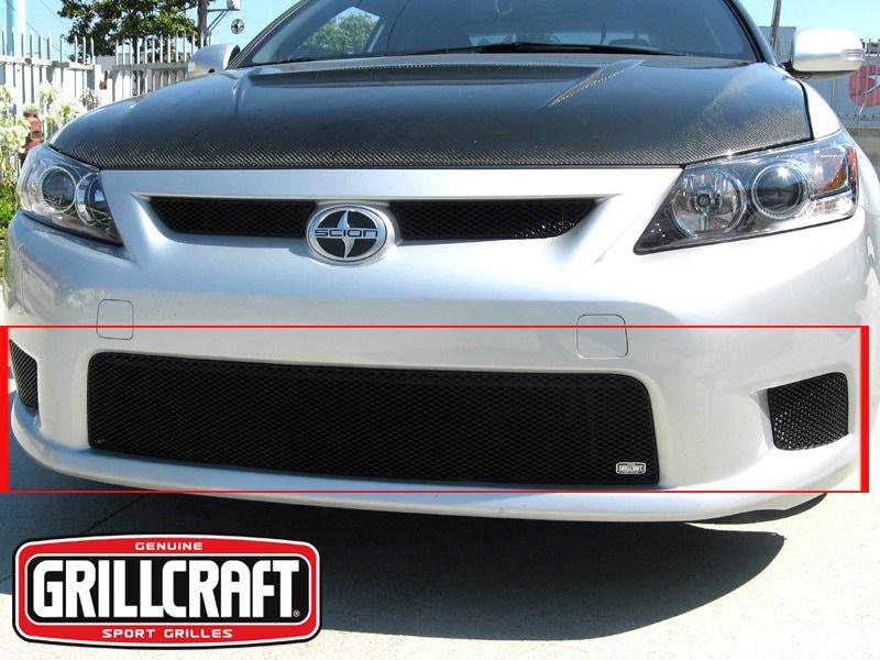 2011-2013 scion tc tc grillcraft lower black grille 3 pc grill set toy1880b